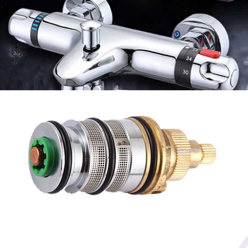 Geege Brass Replacement Thermostatic Cartridge Shower Mixer Valve Bar