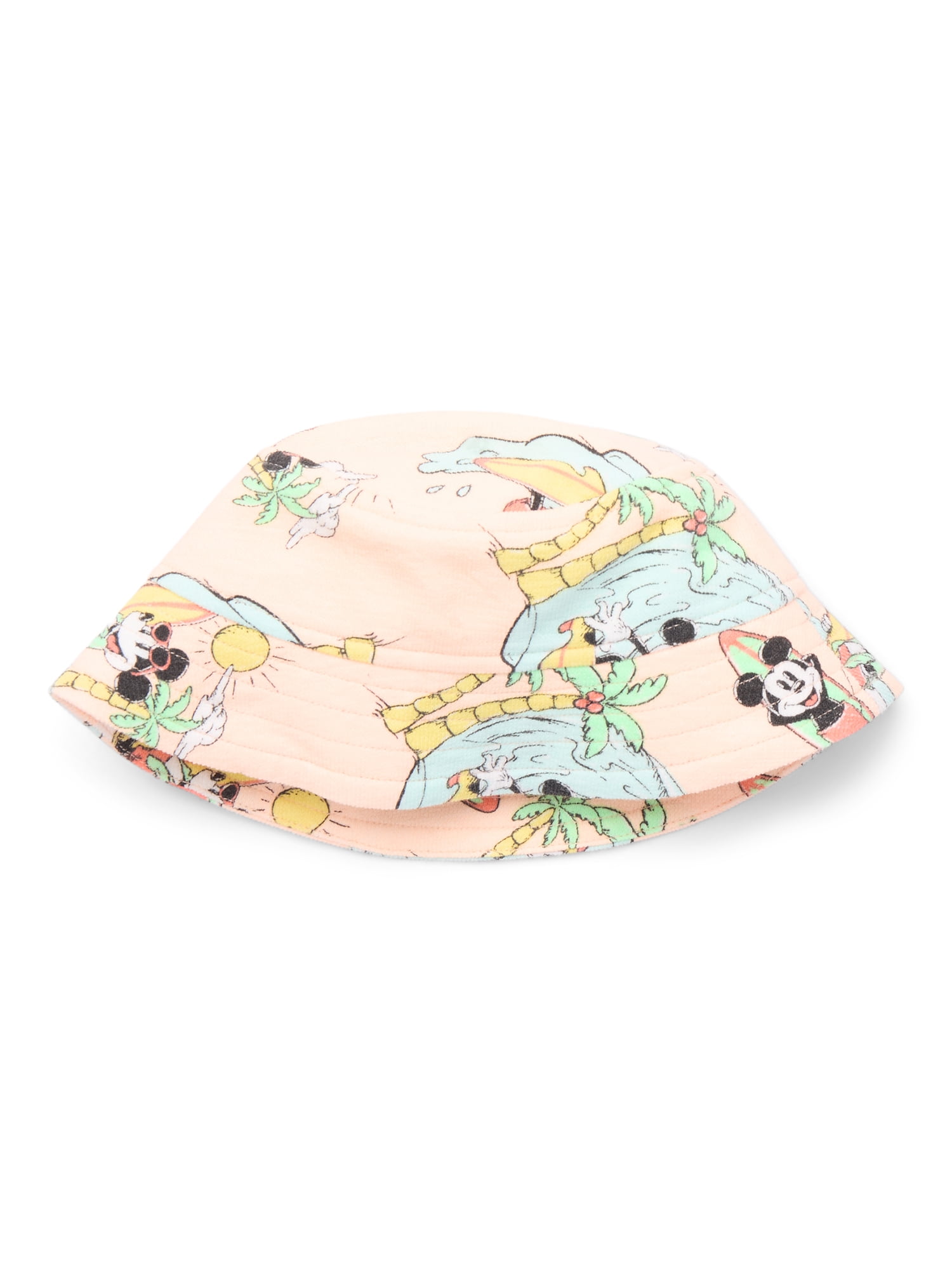 Mickey Mouse Baby Boys Resort Short Set with Matching Hat, 3-Piece, Sizes 0M-24M
