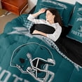 thumbnail image 4 of jejeloiu Football Sport 7-Piece Twin Bedding Sets,American Rugby Game Bedding Comforter Set For Teens Reversible, 4 of 8