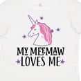 thumbnail image 4 of Inktastic My Meemaw Loves Me Unicorn Girls Toddler T-Shirt, 4 of 5