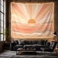 thumbnail image 6 of Boho Sunset Hills with Body Water Semi Circle, Serene Boho for Boho Decor Lovers, Desert Sunset Wall Art, Valentine'S Day Gift, Tapestry Wall Hanging for Bedroom and Dorm, 6 of 7