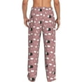 thumbnail image 3 of Goofa Cute Calf Printed Soft Pajama Pants for Men, Wide Leg Comfy Casual Lounge Yoga Pants-X-Large, 3 of 9