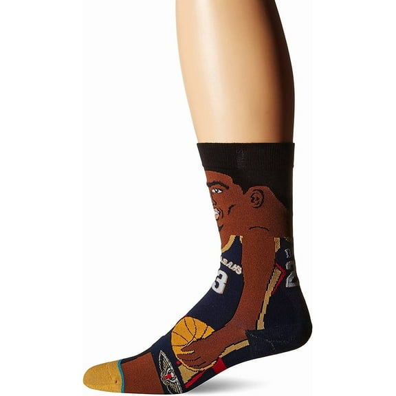 Stance Men's Anthony Davis Crew Sock Large Navy