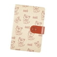 thumbnail image 4 of Elodie B6 Blank Notepad for Notes Personal Cute Bear Notebook Boys Kids red brown, 4 of 8