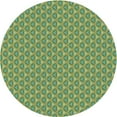 thumbnail image 1 of Ahgly Company Indoor Round Patterned Green Peas Green Area Rugs, 6' Round, 1 of 6