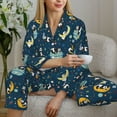 thumbnail image 6 of Sigee Space Sleeping Panda for Women’s Pajama Sets Long-Sleeved Pjs Sets for Women 2 piece Sleepwear-Medium, 6 of 7