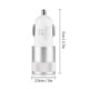 thumbnail image 4 of Cargador De Coche Usb Dual De Aluminio Universal 12-24V 2.1A 1A Cargador De Vehículo Para Iphone 5 6S Plus Ipad Samsung Galaxy S4 S5 Tablet Methold EL013627-00, 4 of 6