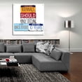 thumbnail image 5 of Epic Art 'Biennials 10 Every Years' by Gregory Constantine, Acrylic Glass Wall Art, 36"x36", 5 of 8