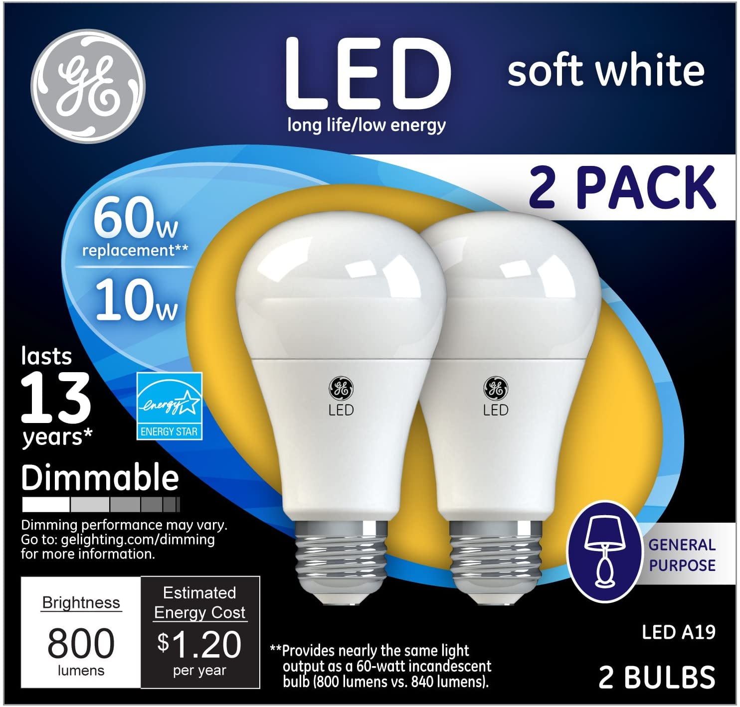 bluex bulbs 2 pack bluex led a19 light bulb bluex bulbs 2 pack bluex led a19 light bulb