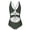 Olive Green, variant on Xfvqtps Women One Piece Swimsuit Cutout Tie Front Lace up Tummy Control Slimming Adjustable Cross Straps Bathing Suit for Beach Multicolor