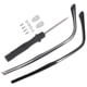thumbnail image 2 of 1 Pair Universal Glasses Replacement Temples Fashion Eyeglasses Metal Arms Legs Black, 2 of 3