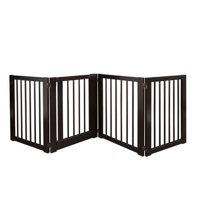 American Trails 600-54 Barrière pour Animaux Autoportante avec Porte - Espresso