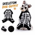 thumbnail image 5 of Halloween Costumes For Dogs, Features Dog Skeleton Costume For Fun Halloween Visiting And Family Gathering, 5 of 6