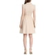 thumbnail image 2 of Vestido de camisa para mujer INSPIRE CHIC con mangas cortas, cuello de punta, cinturón en la cintura, botones, vestido midi en color beige, 2 of 6