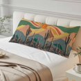 thumbnail image 4 of Boho Tropical Cactus Body Pillow Covers 20"x54", Modern Abstract Art Summer Botanical Soft Brushed Microfiber Breathable Throw Pillow Covers, Decorative Pillowcase with Zipper for Couch Sofa Bedroom, 4 of 9