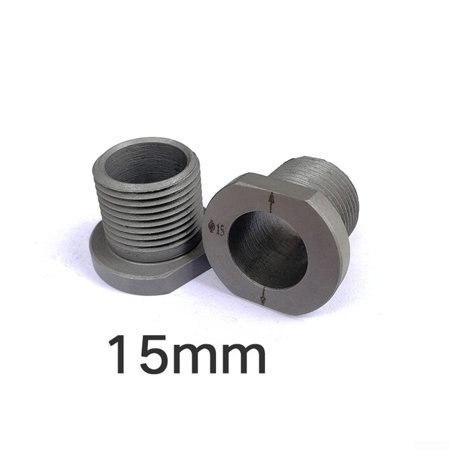 Metal Drill Sleeve (Bushing) For Doweling Jigs – 6/10/12/15mm ID Options, M20x1.5 Thread, 22mm Height, CNC Steel