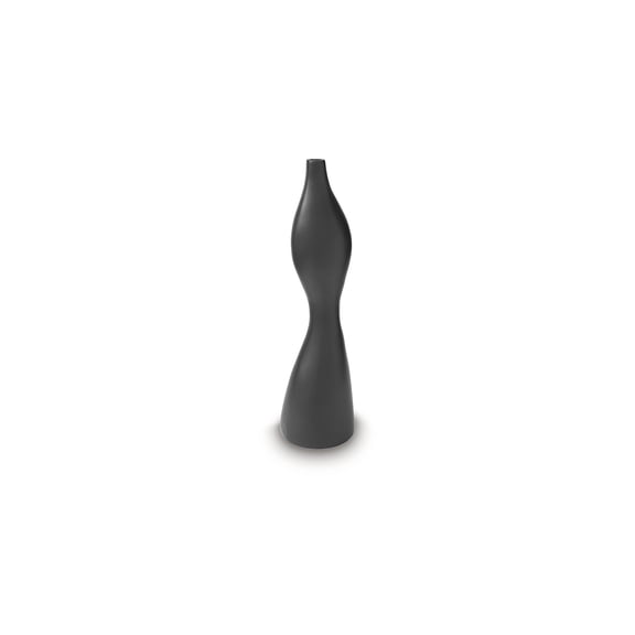 Signature Design by Ashley Judsen 21" Vase, Black Modern Minimalist Decor