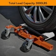 thumbnail image 5 of Mescukay Car Wheel Dolly Set of 2, 1500LBS Capacity Car Dolly with Hydraulic Tire Jack for Vehicle Positioning for Truck RV Trailer, 5 of 6
