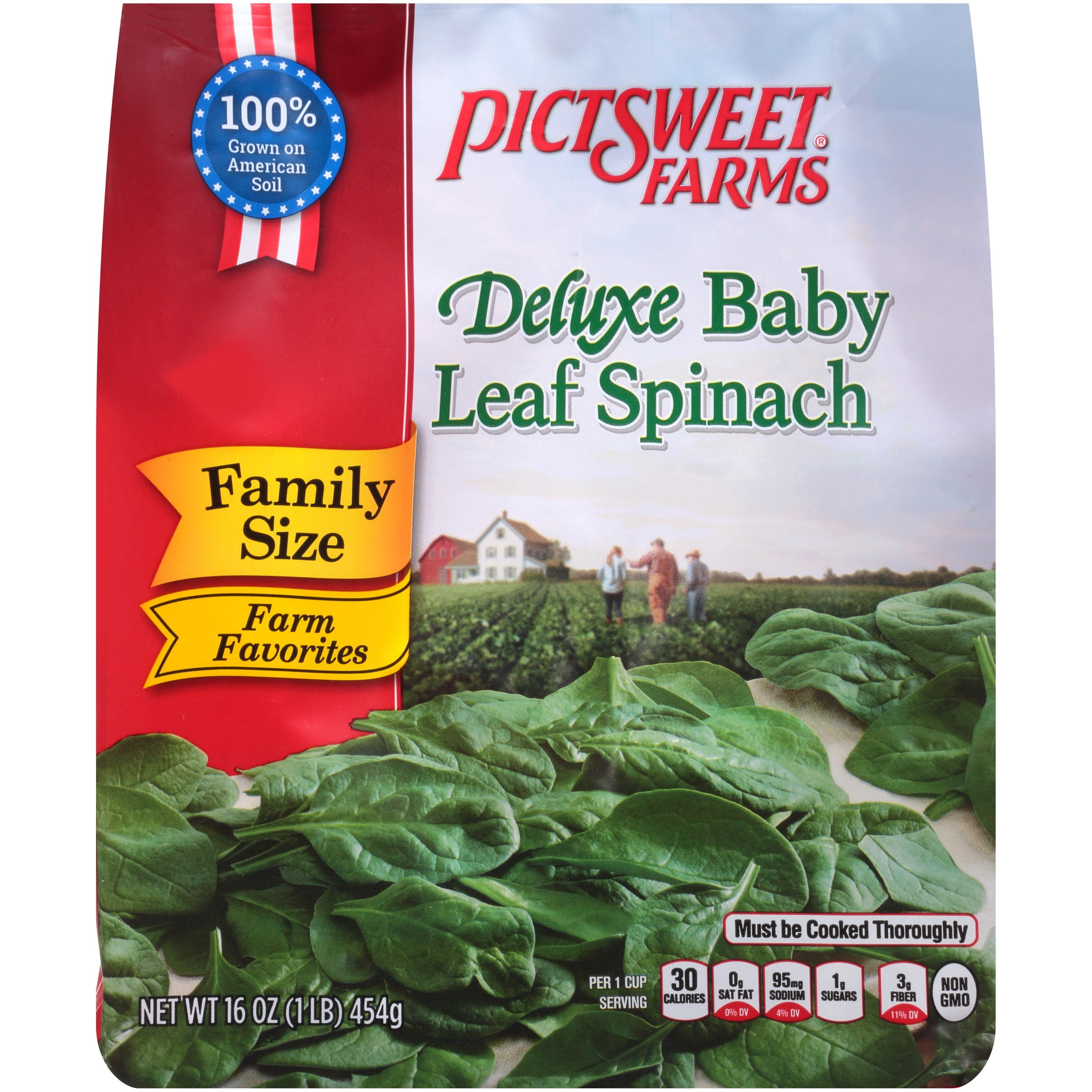Pictsweet Farms® Farm Favorites Baby Leaf Spinach 16 oz. Bag