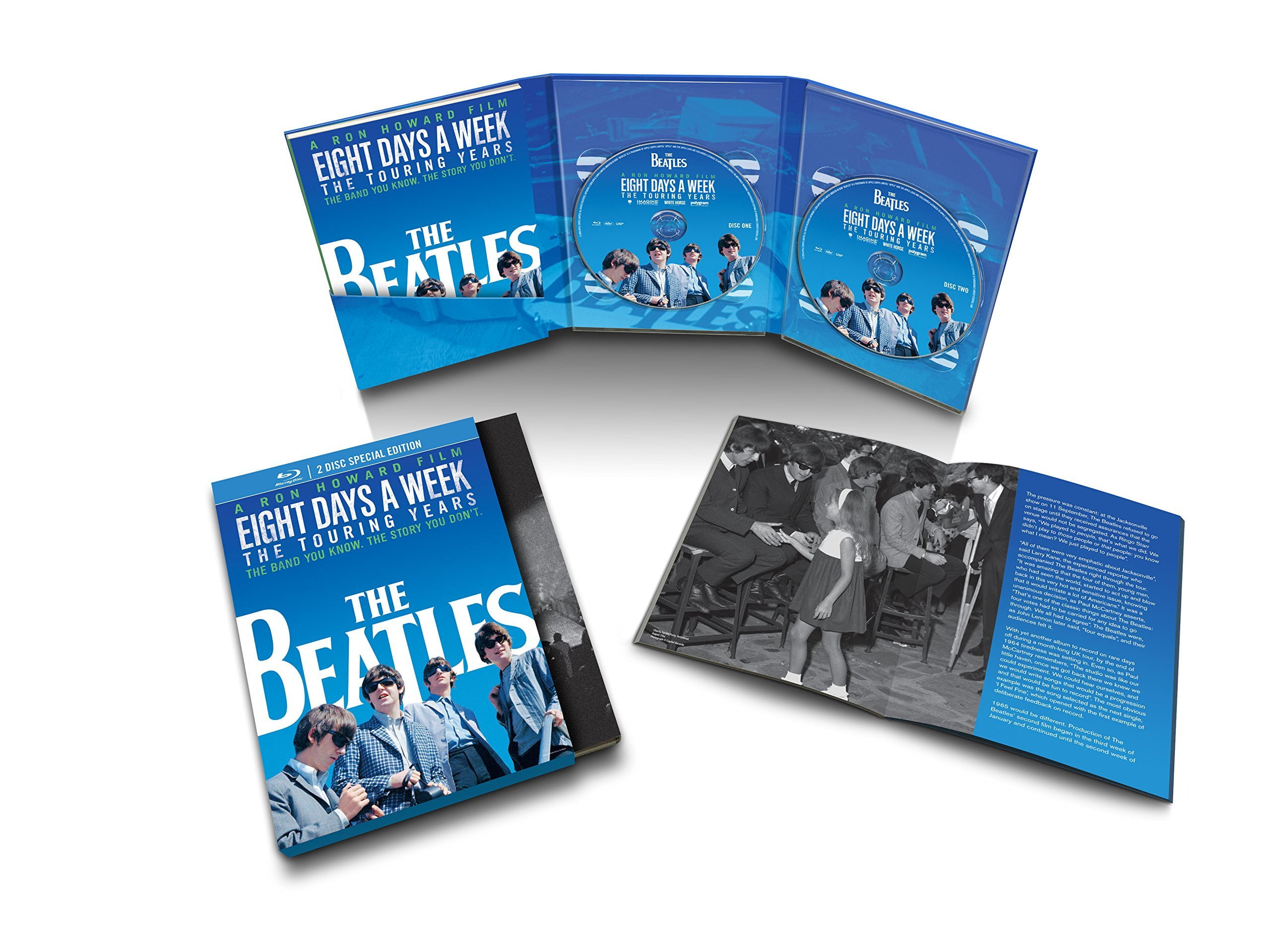The Beatles Eight Days A Week The Touring Years 2 Disc Special Edition Blu Ray Walmart Com Walmart Com