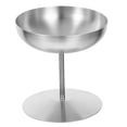 thumbnail image 3 of Vaso de helado de acero inoxidable Vaso de pudín Vaso para servir postres Soporte de postre de acero inoxidable Vaso de acero inoxidable con base alta, 3 of 6