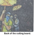 thumbnail image 5 of Turn Up The Heat Mardi Gras Glass Cutting Board 12 in x 15 in, 5 of 5