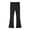 1-Black92, variant on Tiijoy Toddler Girls High Waist Stretch Flared Pants Casual Cotton Trousers, Sizes 3-13