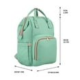 thumbnail image 5 of Xihbxyly Bolsa de Pañales de Gran Capacidad, con Separación de Ropa Húmeda y Seca, Múltiples Compartimentos, Fácil de Transportar, Portabotellas, Ideal para Mamás, 27 X 20 X 45 Cm, 5 of 5