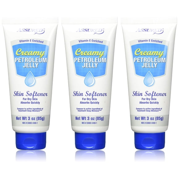Crema de manos Assured Creamy Petroleum Jelly 90 ml (paquete de 3)