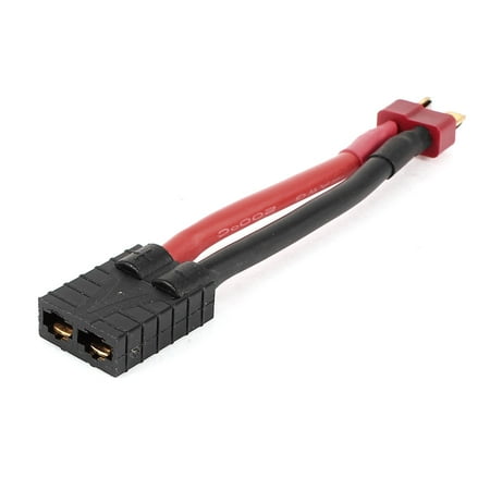 Lipo Trx Plug - Unique Bargains RC Helicopter Li-po Battery TRX Female to T-Plug Male Connector Wire 10cm 12AWG