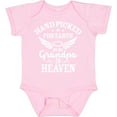 thumbnail image 3 of Inktastic Handpicked for Earth by My Grandpa in Heaven Angel Wings Boys or Girls Baby Bodysuit, 3 of 5