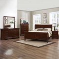 thumbnail image 2 of Topline Home Furnishings Commode d'inspiration Louis Philippe avec miroir, 2 of 2