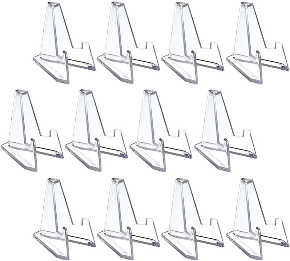 Frame Holder 15Pcs Acrylic Easel Stands Easel Display Stand Plate