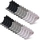 thumbnail image 1 of Men's Women's 6 Or 12 Pairs Sport Cotton Breathable Short Sock, 1 of 4
