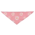 thumbnail image 5 of Flower Pet Bib Style B - Floral Printed Reusable Absorbent Soft Washable Machine Washable & Dryer Safe Lightweight Blend Fabric - For Cats Dogs Small Animals Mealtime, 5 of 6