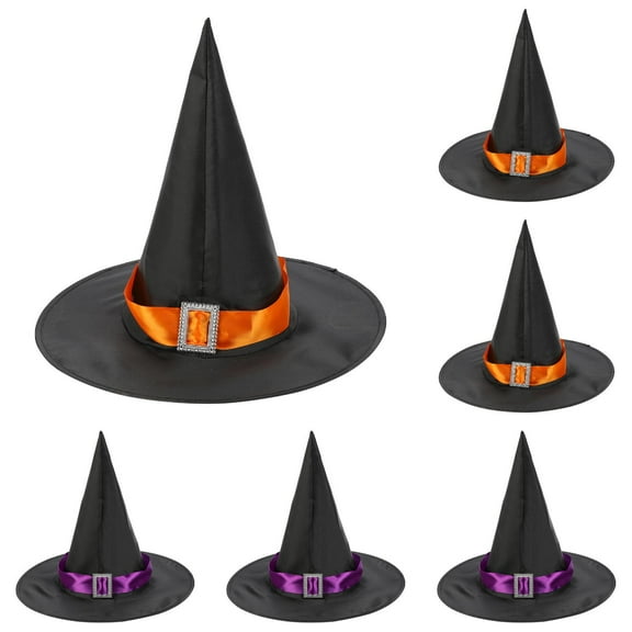 Witch Hats Party Hats Witch Decor 6PCS Halloween Party Decor