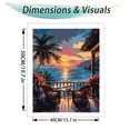 thumbnail image 2 of Mosaflare Ocean View Paint by Numbers Kit for Adults and Beginners,DIY Craft Art 16"x20" Canvas, 2 of 7