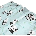 thumbnail image 3 of FREEAMG Panda Shower Curtain Waterproof Fabric Bath Curtain with Hooks for Bathtub Bathroom Decor, 60 x 72 Inch, 3 of 6