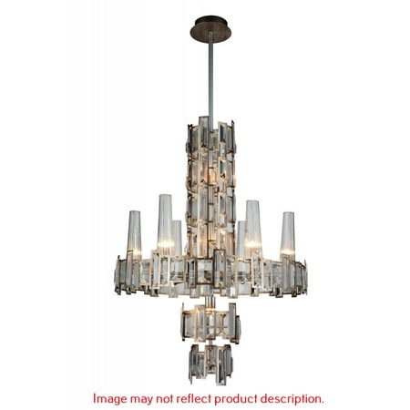 

18 Light Down Chandelier with Champagne finish