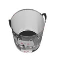 thumbnail image 3 of Balery Cats Group Round Laundry Basket with Handles Waterproof Freestanding Laundry Hamper for Clothes Toys in the Dorm and Family-Medium, 3 of 8