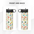 thumbnail image 3 of Yiaed Summer Animal Print Water Bottle with Straw Lid, Stainless Steel Double Wall Insulated Water Bottle | Leak-Proof and Spill-Proof Water Bottle, 3 of 8