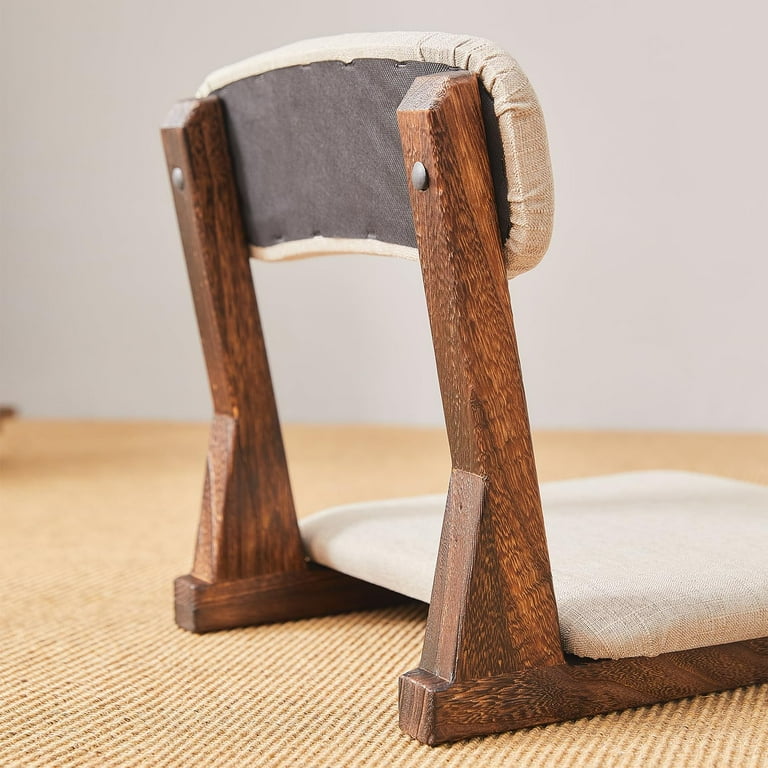 Japanese Floor Chair,Tatami Zaisu Meditation Chair Indoor