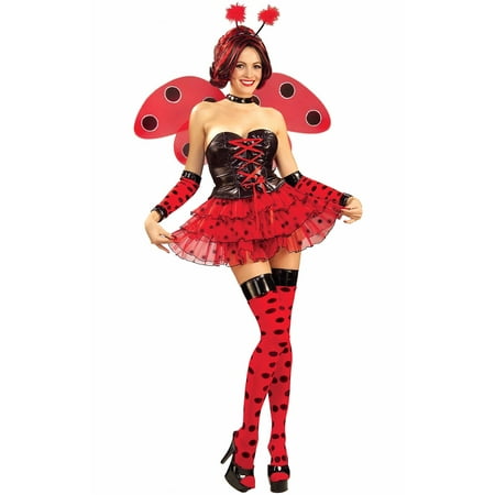 LADYBUG lady bug 8pc sexy cute halloween costume M L