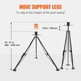 thumbnail image 3 of KFFKFF Tripod Support for 5th Wheel, Tripod Stand with 5000 LBS Weight Limit for Fifth Wheel, Adjustable 35"-57" Height RV Gooseneck Support,Tripod Stabilizer for Fifth-Wheel Trailers,RVs,and Campers, 3 of 9