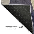 thumbnail image 5 of Addison Rugs Mayfield Premium Machine Washable Transitional Swirls Navy Rectangle Rug, 8' x 10', 5 of 7