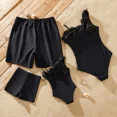 thumbnail image 6 of PatPat Girls Swimsuits One Piece Black Bikinis 3D Flower Family Matching Bathing Suits Mommy and Me Outfits Set, 6 of 6