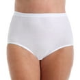 thumbnail image 3 of Fruit Of The Loom Women's Fit for Me Plus Size Cotton Brief Panties, 3 Pack, 3 of 4