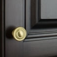 thumbnail image 2 of GlideRite 1.25 in. Classic Round Ring Cabinet Knob, Satin Gold, 2 of 5
