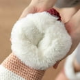 thumbnail image 3 of Monebena 1 Pairs Womens Indoor Thermal Socks Fleece-Lined Floor Socks Non-Slip Stocking Winter Warm Thicken Fuzzy Socks M01, 3 of 6