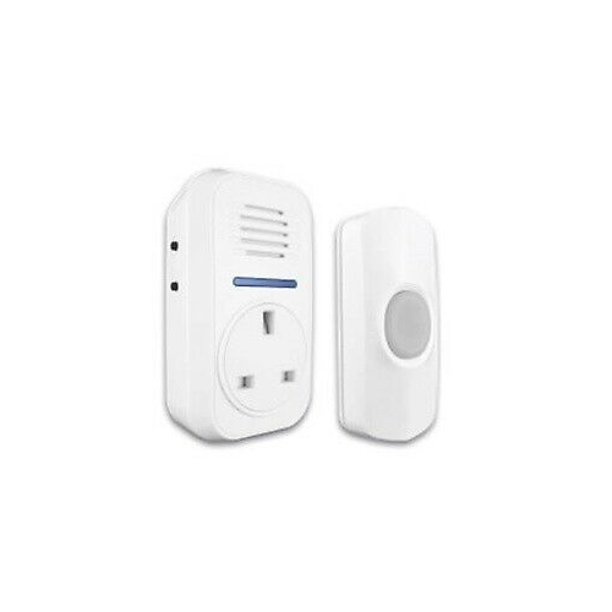 Unicom - Timbre sin Cables Smart Chime Enchufe (UK) (Blanco)
